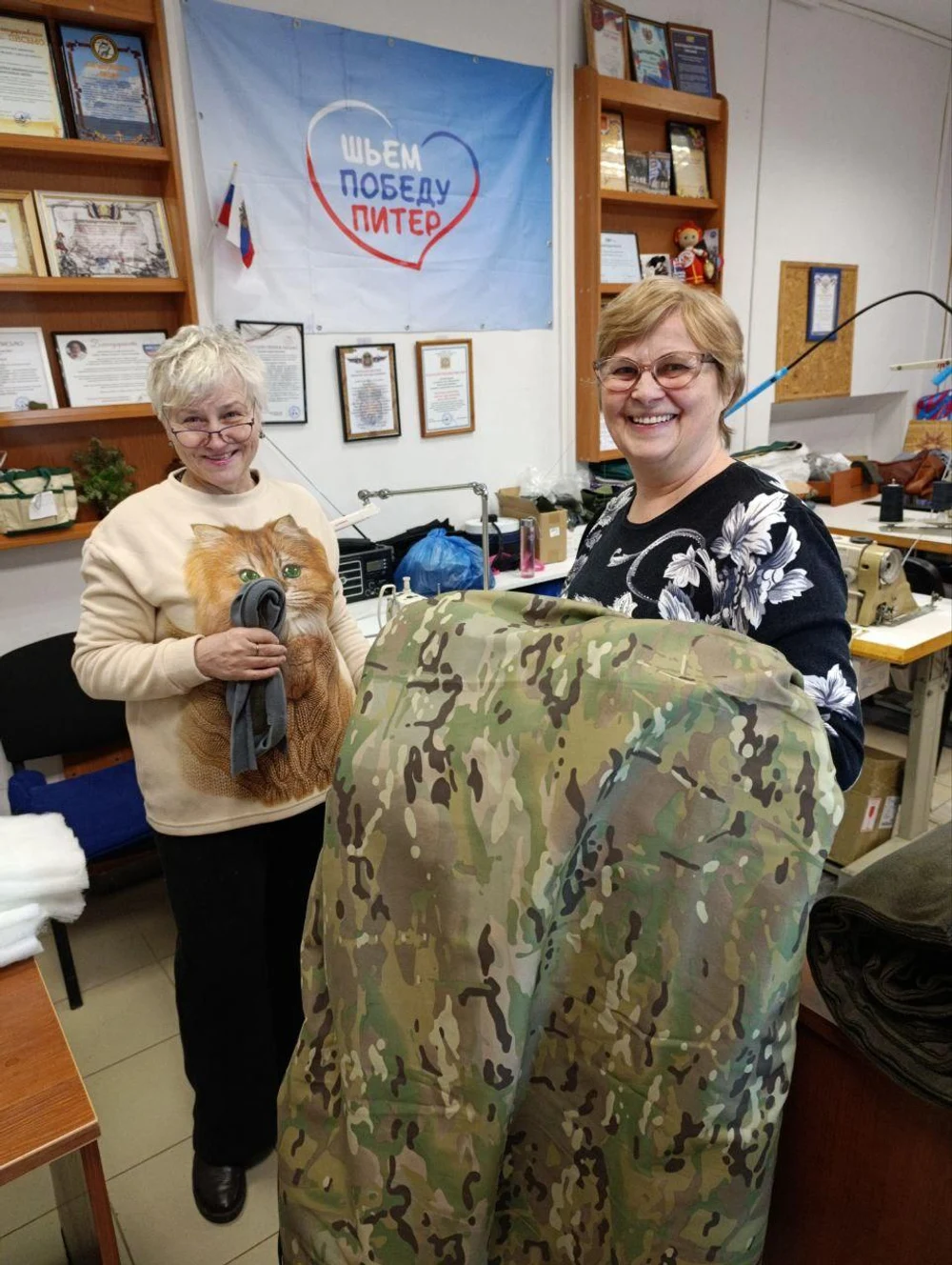 "Шьем Победу Питер" для фронта